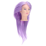 Maxbell Hair Styling Mannequin Head Hairdresser Training Manikin Head Light Purple