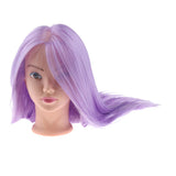 Maxbell Hair Styling Mannequin Head Hairdresser Training Manikin Head Light Purple