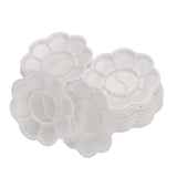 Maxbell Disposable Paint Palette White 10-Well Mixing Tray For Beauty and Adults to Create Art Paint-20 Pieces