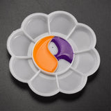 Maxbell Disposable Paint Palette White 10-Well Mixing Tray For Beauty and Adults to Create Art Paint-20 Pieces