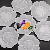 Maxbell Disposable Paint Palette White 10-Well Mixing Tray For Beauty and Adults to Create Art Paint-20 Pieces