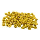 Maxbell Tattoo Grommets/O Rings/Rubber Band/Cleaning Brush Tattoo Supply Kit Yellow