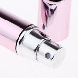 Maxbell 3x 5ml Empty Glass Spray Bottle Pump Fine Mist Perfume Atomizer shiny pink