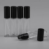 Maxbell 5x 8ml Refillable Perfume Atomizer Empty Spray Bottle Black Cap