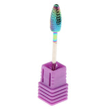 Maxbell Rainbow Nail Files Dirll Bit Acrylic UV Gels Removing Manicure Grinding Head 02