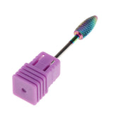 Maxbell Rainbow Nail Files Dirll Bit Acrylic UV Gels Removing Manicure Grinding Head 02