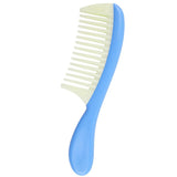 Maxbell Plastic Detachable Wide Tooth Detangling Hair Comb No Static Comb Blue
