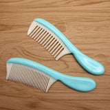Maxbell Plastic Detachable Wide Tooth Detangling Hair Comb No Static Comb Light Blue