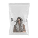 Maxbell 24inch Fashion Long Curly Hair Synthetic Wig Women Cosplay Black Ombre Brown