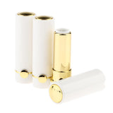 Max 3Pcs Empty Lipstick Containers DIY Lip Balm Tubes Lips Gloss Bottles White