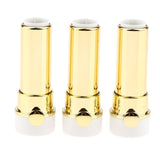 Max 3Pcs Empty Lipstick Containers DIY Lip Balm Tubes Lips Gloss Bottles White