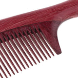 Maxbell Natural Purple Heart Wood Comb Fine Toothed Comb Hair Care Massage Comb