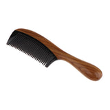 Maxbell Green Sandalwood Comb Hair Massage Comb Anti-static Fine Teeth with Handle