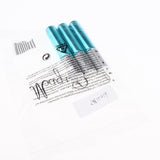 Maxbell 3pcs Empty Refillable Container Essential Oil Roller Bottles Vials Sky Blue