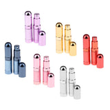 Maxbell 2Pcs Portable 6ml Refillable Perfume Atomizer Empty Bottle Pump Spray Red