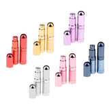Maxbell 2Pcs Portable 6ml Refillable Perfume Atomizer Empty Bottle Pump Spray Red