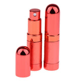 Maxbell 2Pcs Portable 6ml Refillable Perfume Atomizer Empty Bottle Pump Spray Red