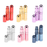 Maxbell 2Pcs Portable 6ml Refillable Perfume Atomizer Empty Bottle Pump Spray Red