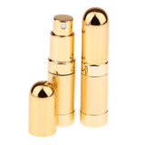 Maxbell 2Pcs Portable 6ml Refillable Perfume Atomizer Empty Bottle Pump Spray Golden