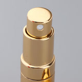 Maxbell 2Pcs Portable 6ml Refillable Perfume Atomizer Empty Bottle Pump Spray Golden