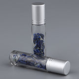 Max 10ml Crystal Glass Roll-onBottle Natural Crystal Stone Lazurite