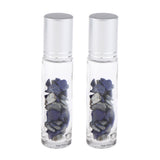 Max 10ml Crystal Glass Roll-onBottle Natural Crystal Stone Lazurite