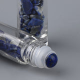 Max 10ml Crystal Glass Roll-onBottle Natural Crystal Stone Lazurite