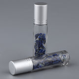 Max 10ml Crystal Glass Roll-onBottle Natural Crystal Stone Lazurite
