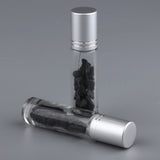 Max 10ml Crystal Glass Roll-onBottle Natural Crystal Stone Obsidian