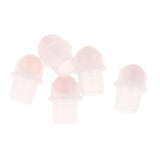 Maxbell 5Pcs Replacement Ball Roller Tops for Essential Oils Bottles  Pink
