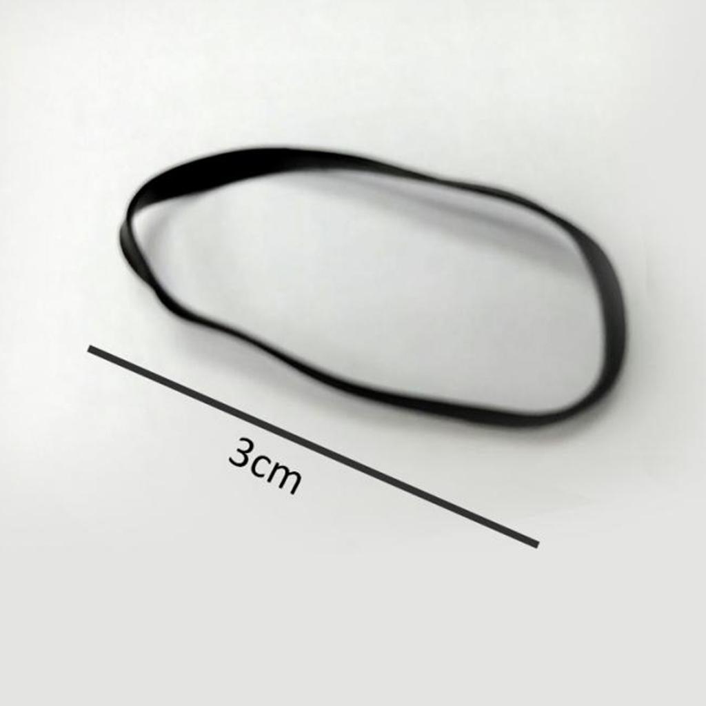 100x Fashion Elastic Ponytail Holders Hairband Hair Rubber Rings Black