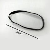 Maxbell 100x Fashion Elastic Ponytail Holders Hairband Hair Rubber Rings Black - Aladdin Shoppers