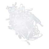 Maxbell 100x Fashion Elastic Ponytail Holders Hairband Hair Rubber Rings White