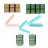 Maxbell 5pcs/set Hairdressing Tools Set Hair Roller Curlers and Hair Straightener 01