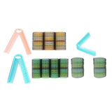 Maxbell 5pcs/set Hairdressing Tools Set Hair Roller Curlers and Hair Straightener 01