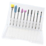 Maxbell 10 Pieces Tungsten Steel Nail Drill Bits for Nail File Manicure Pedicure 02