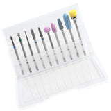 Maxbell 10 Pieces Tungsten Steel Nail Drill Bits for Nail File Manicure Pedicure 02