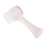 Maxbell Double Ended Face Cleansing Brush Professional Scrubbers Exfoliator Pink