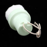 Soft Synthetic Face Cleansing Exfoliating Brush Facial Pores Cleaning Brush Light Green