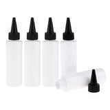 Maxbell 5 x Empty Plastic Essential Oil Bottle Refillable Perfume Vial White