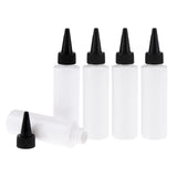 Maxbell 5 x Empty Plastic Essential Oil Bottle Refillable Perfume Vial White