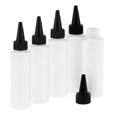 Maxbell 5 x Empty Plastic Essential Oil Bottle Refillable Perfume Vial White