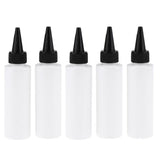 Maxbell 5 x Empty Plastic Essential Oil Bottle Refillable Perfume Vial White