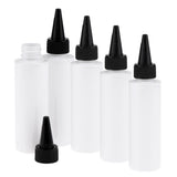 Maxbell 5 x Empty Plastic Essential Oil Bottle Refillable Perfume Vial White