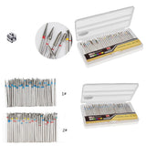Maxbell 30 Pieces Tungsten Steel Nail Drill Bits for Nail File Manicure Pedicure 01