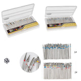 Maxbell 30 Pieces Tungsten Steel Nail Drill Bits for Nail File Manicure Pedicure 01