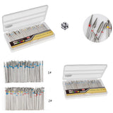 Maxbell 30 Pieces Tungsten Steel Nail Drill Bits for Nail File Manicure Pedicure 01