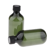 Maxbell 2Pcs Empty Lotion  Toner Bottles Shampoo Hair Conditioner Containers Green