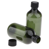 Maxbell 2Pcs Empty Lotion  Toner Bottles Shampoo Hair Conditioner Containers Green