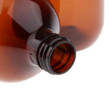Maxbell Empty Plastic Shampoo Gel Bottles for Liquid Essential Oil Lotion 500ml Tawny